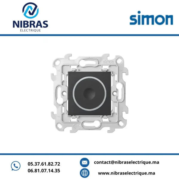 POUSSOIR ROND LUMINEUX GRAPHITE SIMON 24