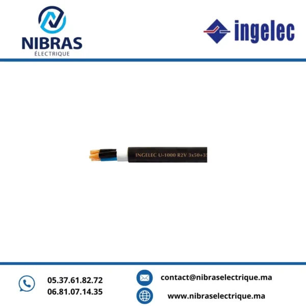 Câble U1000RO2V 3G16 mm² INGELEC