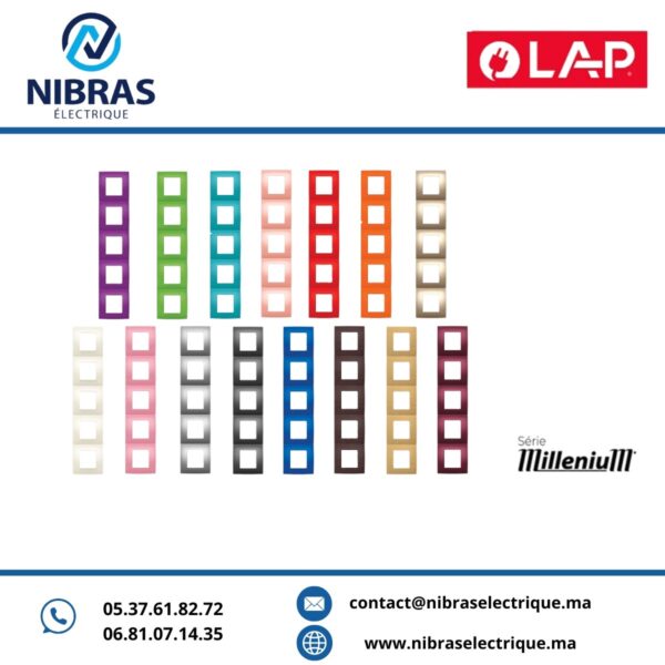 MULTICADRES 5 POSTES VERTICALE Millenium