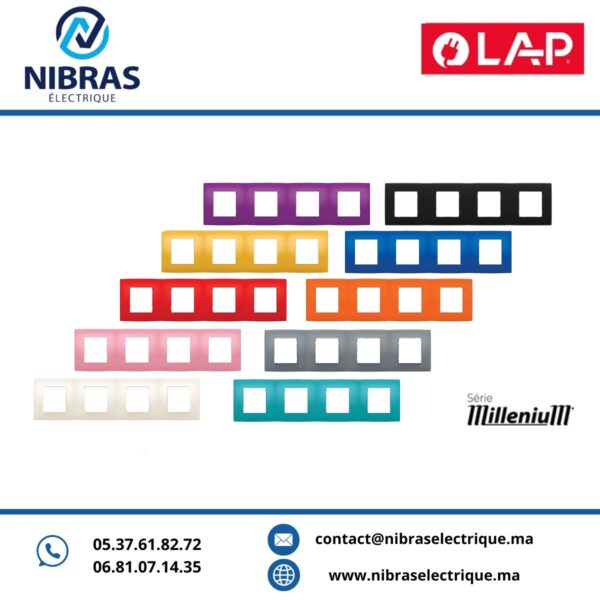 MULTICADRES 4 POSTES HORIZONTALE Millenium