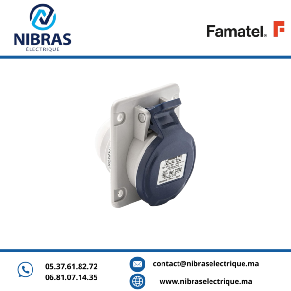 PRISE ENC 2P+T 32A 230V FAMATEL