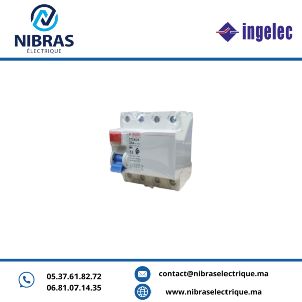 INTERRUPTEUR DIFF. TETRAPOL 25A 300MA INGELEC