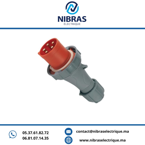 PRISE INDUSTRIEL 3P+T+E APPARENT TS-135P 63A TOSUN IP67