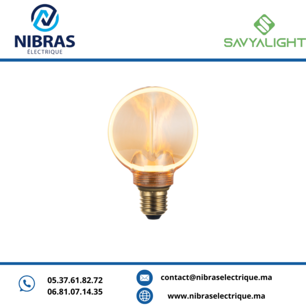 LAMPE FIL LED E27 4W AMB 1800K