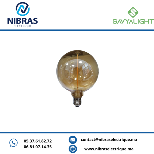 LAMPE FIL LED E27 3W AMB 1800K