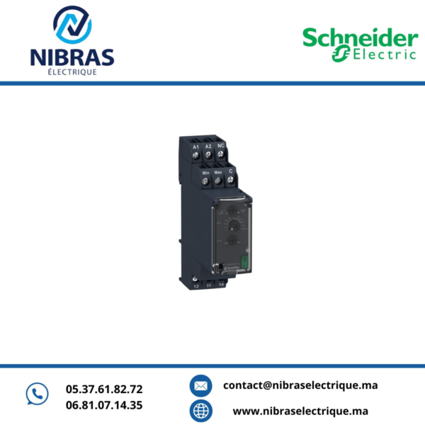 RELAIS CONTRÔLE DE NIVEAU - 1OF - 24 À 240VCA/CC