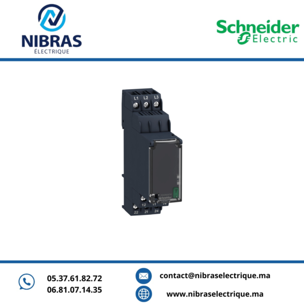 RELAIS CONTRÔLE DE PHASES 2OF 208-240VAC RM22TG20