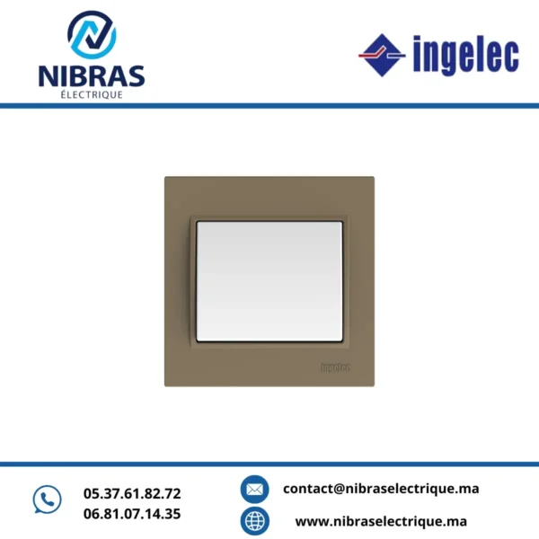 PLAQUE SIMPLE CAPPUCCINO SAFIR ingelec