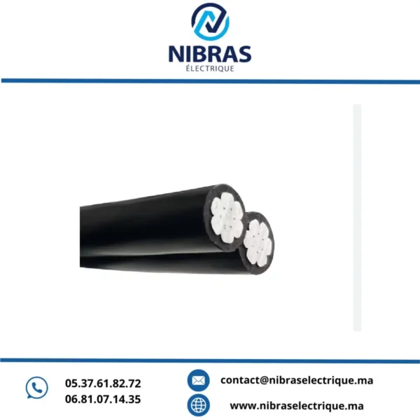 CABLE TORSADE ALUMINIUM 2X16MM² CDM