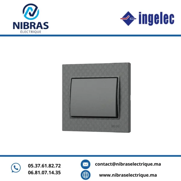 PLAQUE SIMPLE ECAILLES ANDALOUS SAFIR ingelec