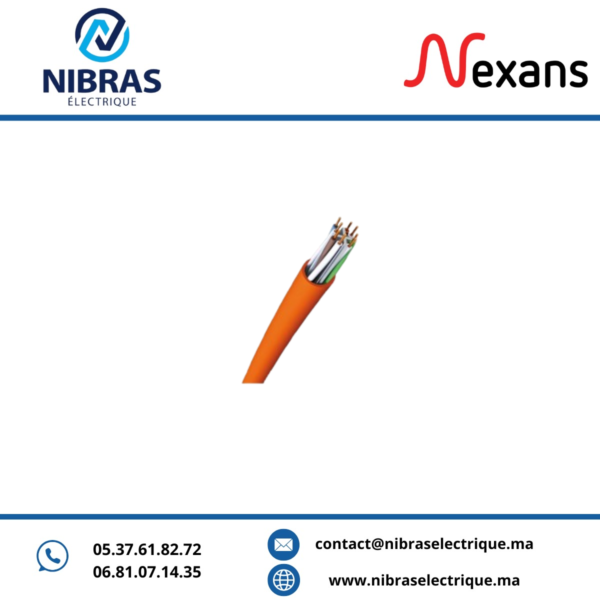 CABLE F/FTP CAT6A ORANGE LSZH NEXANS