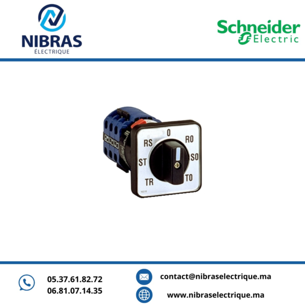 COMMUTATEUR VOLTME 7 POSITION SCHNEIDER